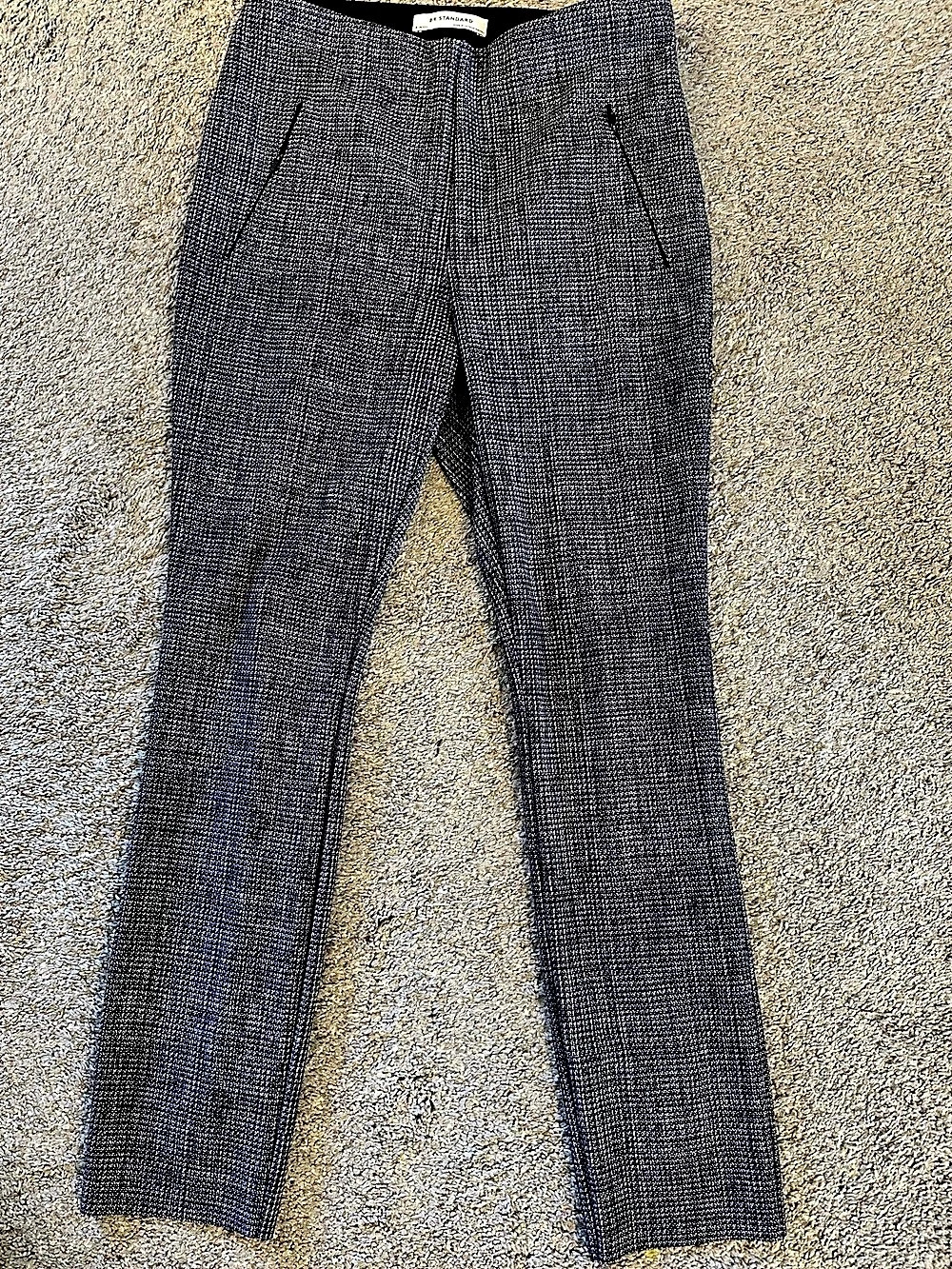 BANANA REPUBLIC - BR STANDARD Houndstooth Straight Leg Pant